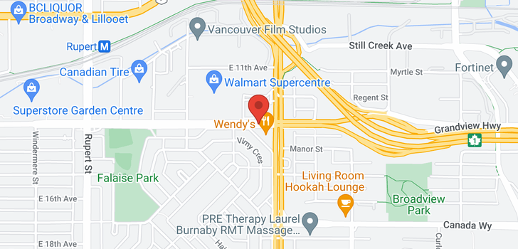 map of 3655 VIMY CRESCENT